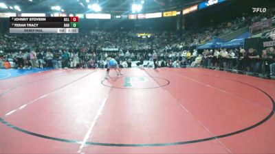 3A 120 lbs Semifinal - Johnny Stovern, Kellogg vs Teran Tracy, Raft River