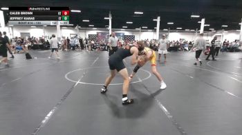 130 lbs Semifinal - Caleb Brown, KD Trained vs Jeffrey Karas, Exeter Township