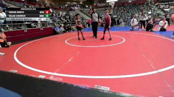 67 lbs 3rd Place Match - Orion Smith, Benton Parks Youth Wrestling vs Silas Church, Honey Badger Wrestling Club