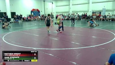 120 lbs Round 6 (10 Team) - Matthew Wright, Viking Wrestling Club vs Mark Bonfante, Wellington