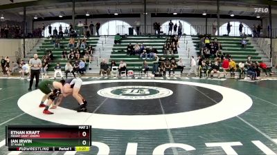 150 lbs Cons. Round 2 - Ian Irwin, St Mark`s vs Ethan Kraft, Mount Saint Joseph