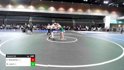 197 lbs Round Of 32 - Cole Matulenko, Wisconsin-Eau Claire vs Mac Laird, Big Bend