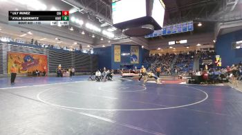 115 lbs Quarterfinal - Kylie Gudewitz, Howell vs Lily Runez, Choate Rosemary Hall