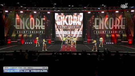 Texas Wolverine All Stars - Shredder Blades [2025 L3 Senior Coed - D2 - Small Day 3] 2025 Encore Grand Nationals