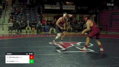 285 lbs 3rd Place - Yaraslau Slavikouski, Harvard vs Ben Goldin, Pennsylvania