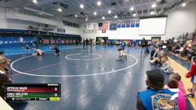 53 lbs Semifinal - Creo Willcox, Cowboy Kids WC vs Atticus Wass, Touch Of Gold WC