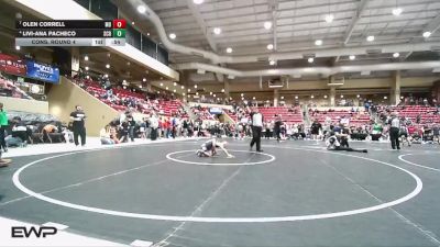 52 lbs Cons. Round 4 - Livi-Ana Pacheco, Steel City Reloaded vs Olen Correll, Midwest Destroyers