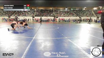 110 lbs Final - Keaton Dietz, Cushing vs Cru Foster, Blanchard High School