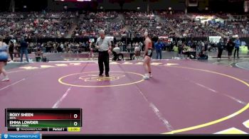 138 lbs Champ. Round 1 - Roxy Sheen, Buhl vs Emma Lowder, Thunder Ridge