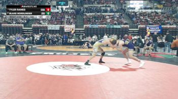 Cons. Round 1 - Tyler Raines, Cut Bank vs Blake Nordlinder, Jefferson (Boulder)