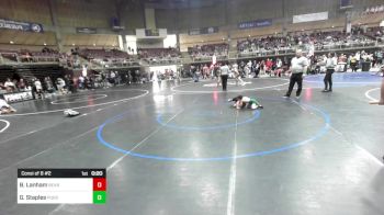 40 lbs Consi Of 8 #2 - Briggs Lanham, Bear Cave vs Gavin Staples, Pueblo County WC