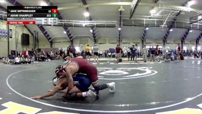 141 lbs Champ. Round 2 - Jake Niffenegger, Gannon University vs Adom Sharpley, John Carroll