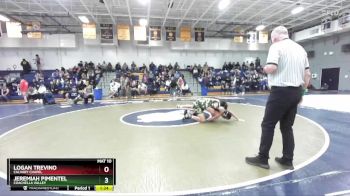 190 lbs Champ. Round 3 - Jeremiah Pimentel, Coachella Valley vs Logan Trevino, Calvary Chapel