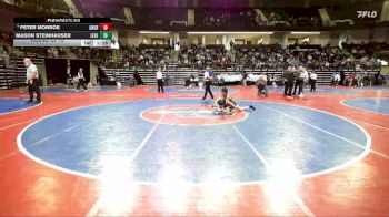 85 lbs Round Of 16 - Peter Monroe, Angry Peach Wrestling Center vs Mason Steinhauser, Level Up Wrestling Center