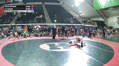 155 lbs Miles Higgins, Hawaii 1 HS Boys vs Ty Adams, Idaho 1 HS Boys
