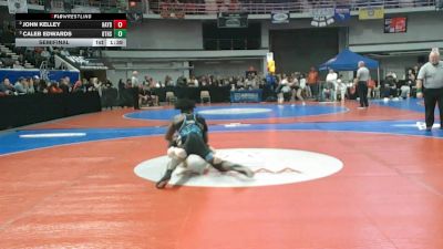 5A 157 lbs Semifinal - Caleb Edwards, Brewbaker Tech vs John Kelley, Hayden