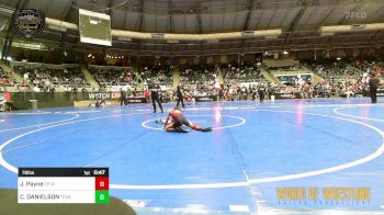 76 lbs Consi Of 8 #2 - Jeremiah Payne, CP Wrestling vs CAMDEN DANIELSON, Texas Elite