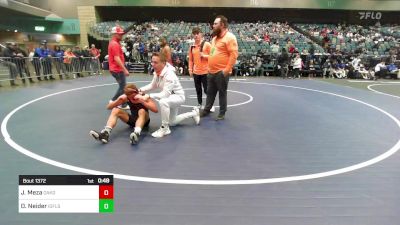 144 lbs Consi Of 16 #2 - Jesse Meza, Oakdale vs DJ Neider, Idaho Falls