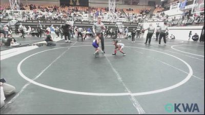 43-49 lbs Rr Rnd 5 - Jameyah-Rose Lewis, Standfast vs Blakely Rodriguez, Chickasha Youth Wrestling