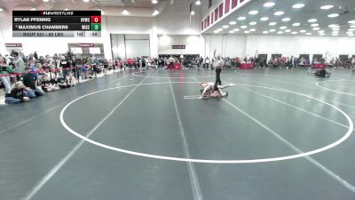 86 lbs Cons. Sub-quarters - Maximus Chambers, Wisconsin vs Rylan Pfennig, Holmen Viking Wrestling Club