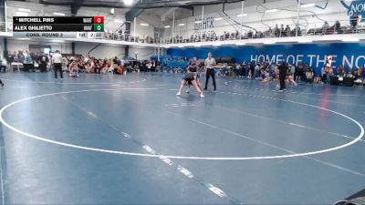 Silver 133 lbs Cons. Round 3 - Alex Giglietto, Unattached vs Mitchell Pins, Wartburg