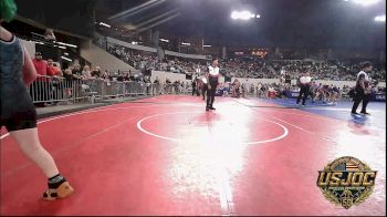 49 lbs Quarterfinal - Easton Morales, Wesley Wrestling Club vs Brady Wood, Husky Wrestling Club