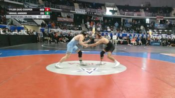6A 175 lbs Semifinal - Tyler (jax) Cooper, Brookwood Jr-Sr vs Israel Anders, Spain Park Hs