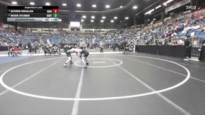 113 lbs Quarterfinal - Jayden Grijalva, Goddard vs Wade Stubbs, Newton