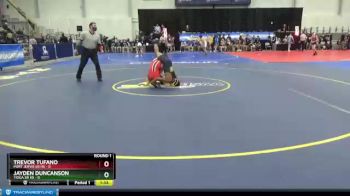110 lbs Round 1 (3 Team) - Jayden Duncanson, Tioga Sr HS vs Trevor Tufano, Port Jervis Sr HS