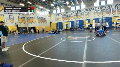 150 Blue Semifinal - Armand Williams, South Dade vs Simon Goodwin, Camden