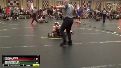 125 lbs Quarterfinals (8 Team) - Edwin Mooney, Iron Faith Grappling vs Peyton Reese, Bad Bass