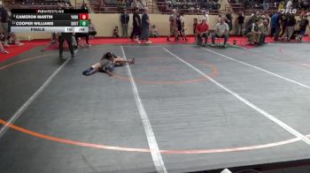 90_B lbs Final - Cameron Martin, York Suburban vs Cooper Williams, Southern Columbia