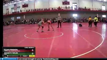 145 lbs Cons. Round 3 - Kenneth Welsh, MXW vs Elijah Pimental, Carmel USA Wrestling Club