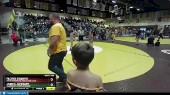 58/63 1st Place Match - Flores Esquire, Socal Grappling Wrestling Club vs Curtis Johnson, Fallbrook Wrestling Club