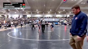 Girls 138 lbs Quarterfinal - Mariana Bowen, West Creek High School vs Katie Mason, Page High School