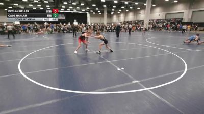 120 lbs Cons. Rd Of 64 - Declan Keller, Dodge City Wrestling Academy vs Cade Harlan, Moen Wrestling Academy