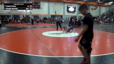 77 lbs Semifinal - Fisher Sexton, Benton Community Wrestling Clu vs Logan Skala, DC Elite