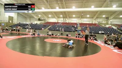 73 lbs Semis (4 Team) - Carter Sweat, Wasatch vs Sawyer Evans, Team Prestige