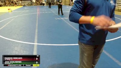85 lbs Semis (4 Team) - Maddox Mercado, St. Peter vs Jaxx Dahlheimer, Brainerd