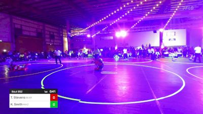 83 lbs Consi Of 8 #2 - Teek Stevens, Bear Cave WC vs Kyan Smith, Maize WC