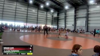58 lbs Quarterfinals (8 Team) - Kenadi Case, Big Money Movin vs Claudia Furgeson, Tazmanian Devils
