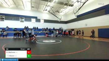 182 lbs Quarterfinal - Trenton Moore, Cheney vs Nehemiah Michael Medrano, Prosser
