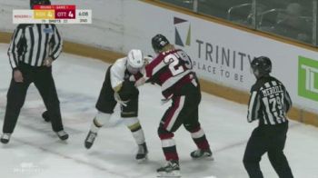OHL Fight: Cooper Foster Squares Up With Tomas Pobezal