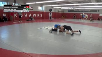 125 lbs Cons. Round 2 - Peirson Wilkerson, Millikin vs Mariyon Norton, Hawkeye Community College