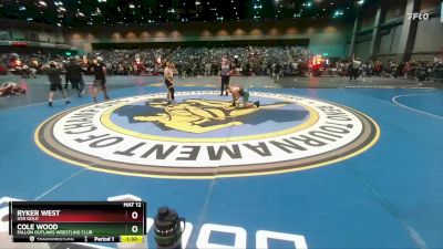 132-141 lbs Round 1 - Ryker West, USA GOLD vs Cole Wood, Fallon Outlaws Wrestling Club