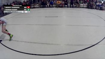 129 lbs Cons. Round 5 - Rownan Eggert, Valentine Wrestling Club vs Merritt Olberding, Fort Calhoun