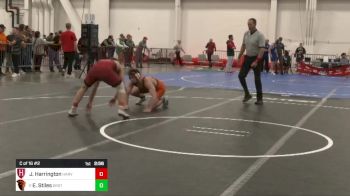 157 lbs C Of 16 #2 - Jimmy Harrington, Harvard vs Ethan Stiles, Oregon State