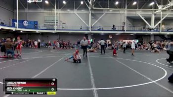 52 lbs Round 4 (8 Team) - Logan Piparo, Iron Horse vs Jedi Knight, Terps East Coast Elite