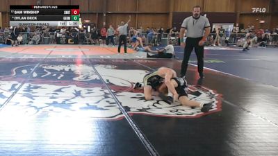 106 lbs Quarterfinal - Sam Winship, Smitty's Barn vs Dylan Deck, Germantown Academy/river Wrestling Club