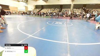 128-H lbs Consi Of 16 #1 - Aleksandr Belfer, West Chester Henderson vs Billy Whitney, Orchard South WC